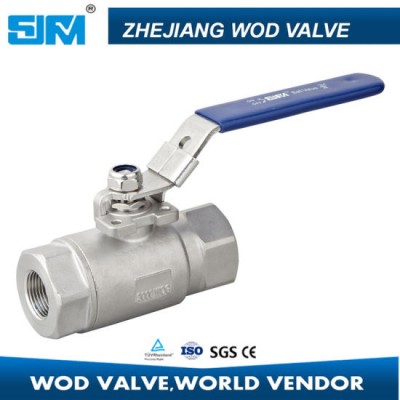 2PC Ball Valve with High Pressure 6000psi