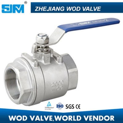 Two Piece Ss Ball Valve