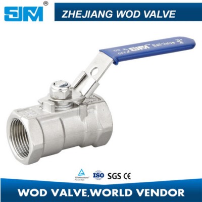 Stainless Steel 304 Ce 1PC Ball Valve