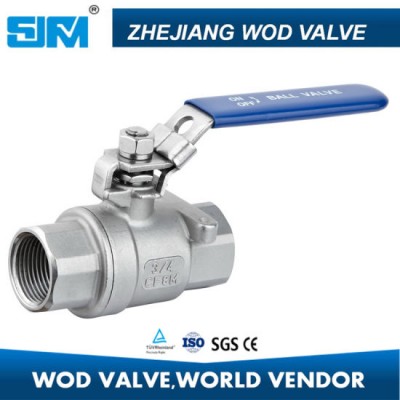 2PC Ce Stainless Steel Ball Valve with Locking Devices