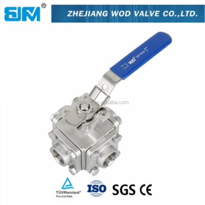 Oem Top Entry 4 Way Pipe Fitting 4 Way Water Valve Ball Valve 3 Inch