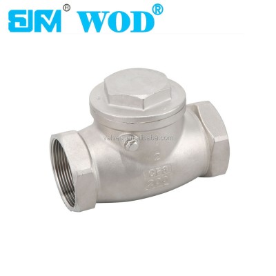 China Manufacturer Stainless Steel Check Valve 6 Inch Swing Check Valve