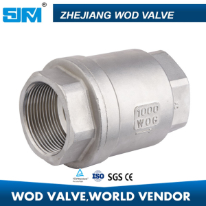 Stainless Steel 2PC Spring Check Valve