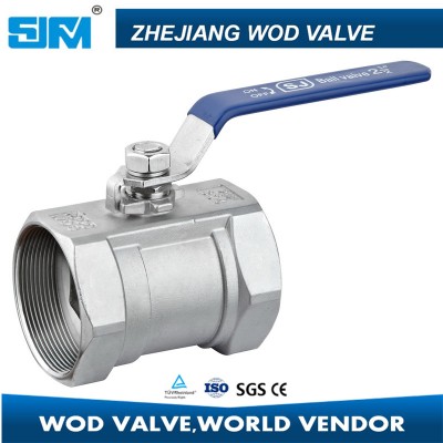 1 Piece Stainless Steel / Wcb Threaded Mini Ball Valve